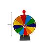 Prize Colors Wheel Desktop Durable Editable Iron Fortune Wheel for Promotional Activities Carnivals Gatherings Themed Party
