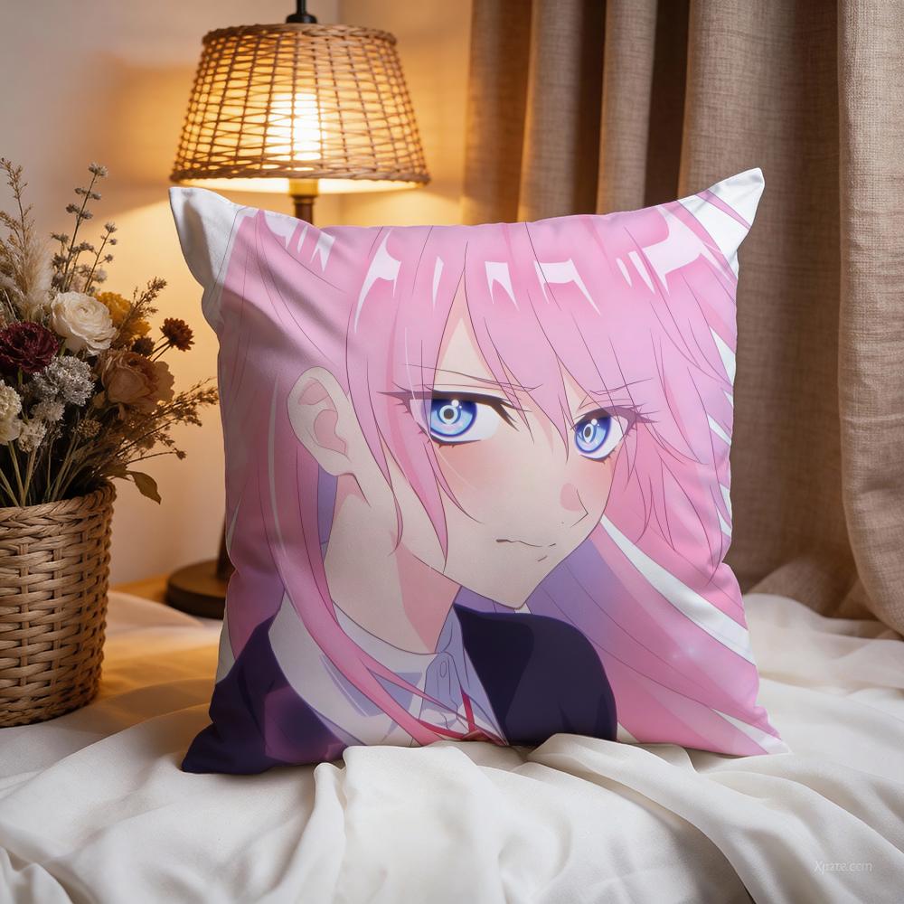 sShikimoris Not Just aCuties Cushion Cover Premium Comfort Reversible Pillow Cove -Two In One Design for Any Room & Car Interior