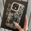 Black And White Graffiti Letters Cool Design Phone Case For iPhone 17 16 15 14 Plus 13 12 11 Pro Max 17 Air X XR XS Soft Cover