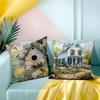 1 Pc Farmhouse Scenery Spring Pillow Cover For Home Living Room Bedroom Sofa Office Decorative Pillowcase Soft Throw Pillows