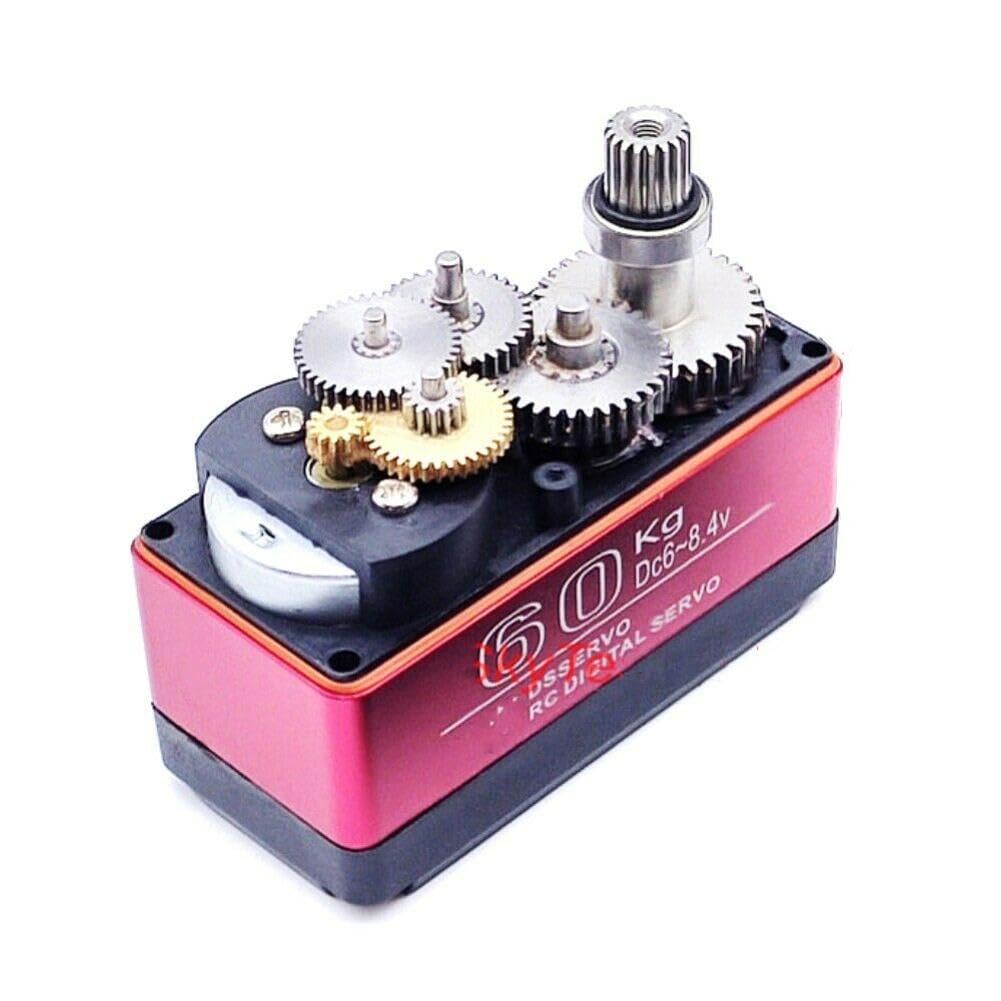 Remote Control Car 60KG Metal Gear Digital Steering Servo Axial Parts for SCX6 1/6