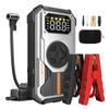6000A Jump Starter with Air Compressor 150 PSI Portable 12V Car Battery Booster Up To 7.5L Gas/6.5L Diesel LCD Display LED Ligh