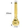 Yootones Trumpet Mouthpiece Set (3 pieces) - 7C, 5C, 3C - Suitable for Beginners and Professional Players (Gold)
