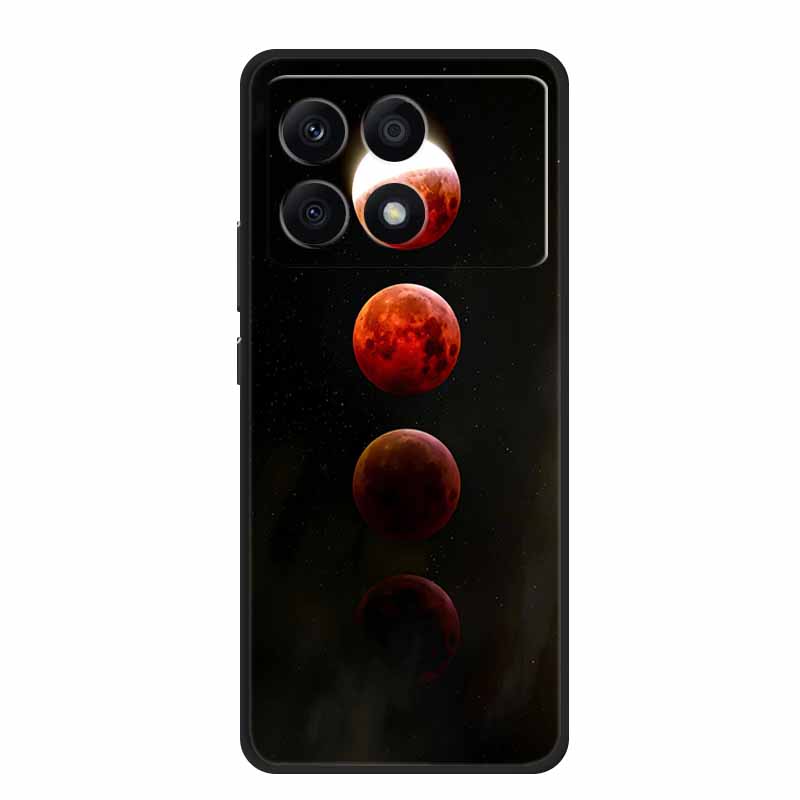 Para Xiaomi Poco X6 Pro 5G Funda Lujo TPU Silicona Trasera Fundas de Teléfono para Xiaomi Poco X6 Dibujos Animados Protector 2311DRK48I Funda