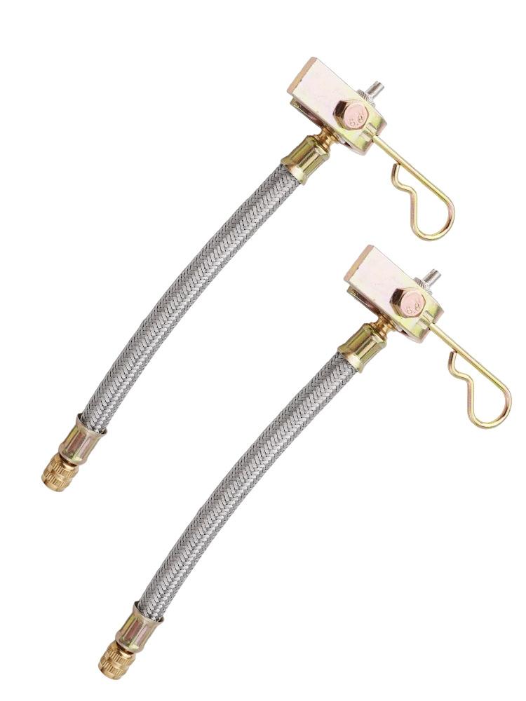 2Pcs Valve Stem Flexible Extension Dually Tire Valve Stem Extenders Adaptor