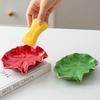 Creative Lotus Leaf Gold-Plated Ceramic Soap Dish Hotel Bathroom Drainage Soap Dish Home Lotus Leaf Soap Dish Tray Home Decor