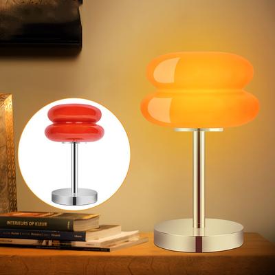 Kleine Schreibtischlampe aus Glas, Schlafzimmerdekoration, Schreibtischlampe, postmodernes minimalistisches Mittelalter-Geschenk, kleine Nachtlampe