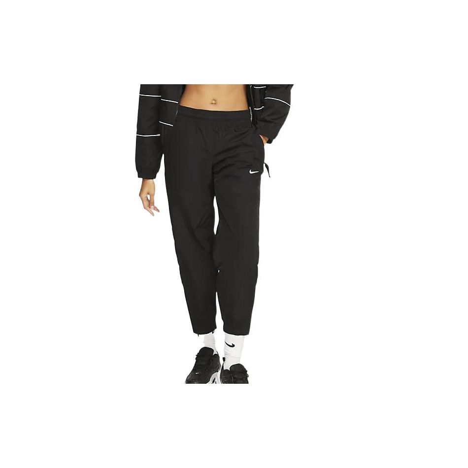Nike Solid Color Logo Jogger Pants Women Bottoms Black DB9393-010