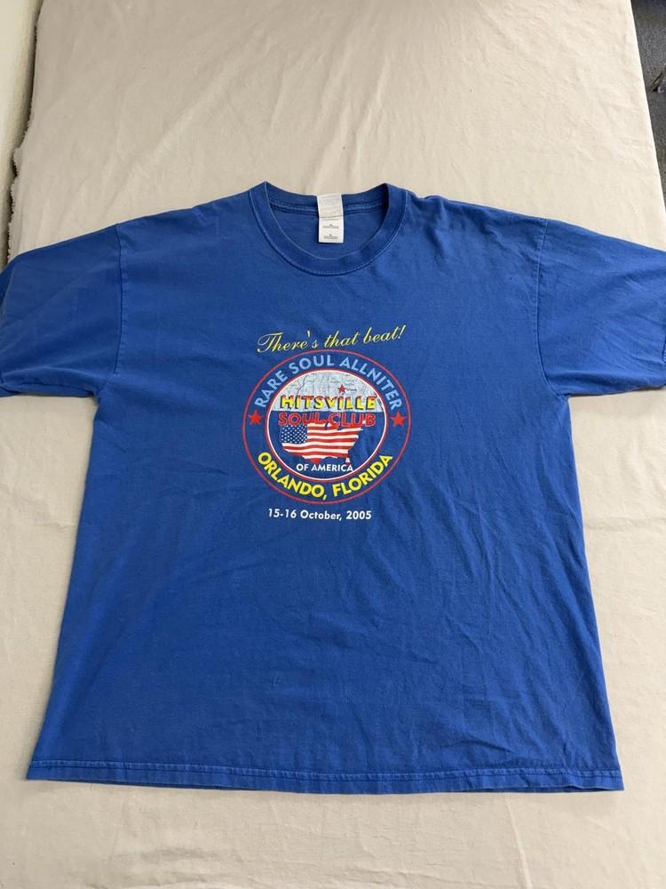 VTG T-shirt Hitsville Soul Club - Soul Music USA Tee XL Unisex T-Shirt S