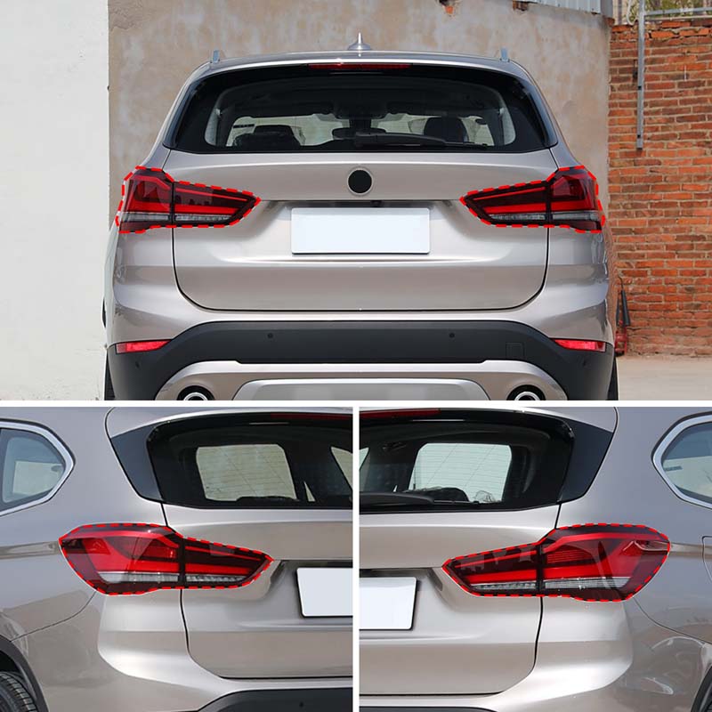 For BMW X1 F48 F49 2020-2026 Car Tail Light Cover Indicator Reversing Light Protection Cover Decoration Car Accessories