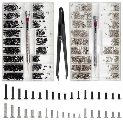 1000 PCS Tiny Micro Repair Screw Kit, M1.2 M1.4 M2 Tiny Micro Screws Set, Watch Glasses Computer Replacement Screws, Tiny Repair Screws Set