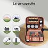 Golf Tools Case Multi-functional Golf Accessories Organizer Bag Faux Leather Large Capacity Golf Ball Tee Rangefinder Brush Holder Pouch
