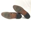 80s-90s Made in England Barker Slip-on Vamp Moccasin Dress Shoes Men’s 7.5B 26.0 Brown Vintage(USED)