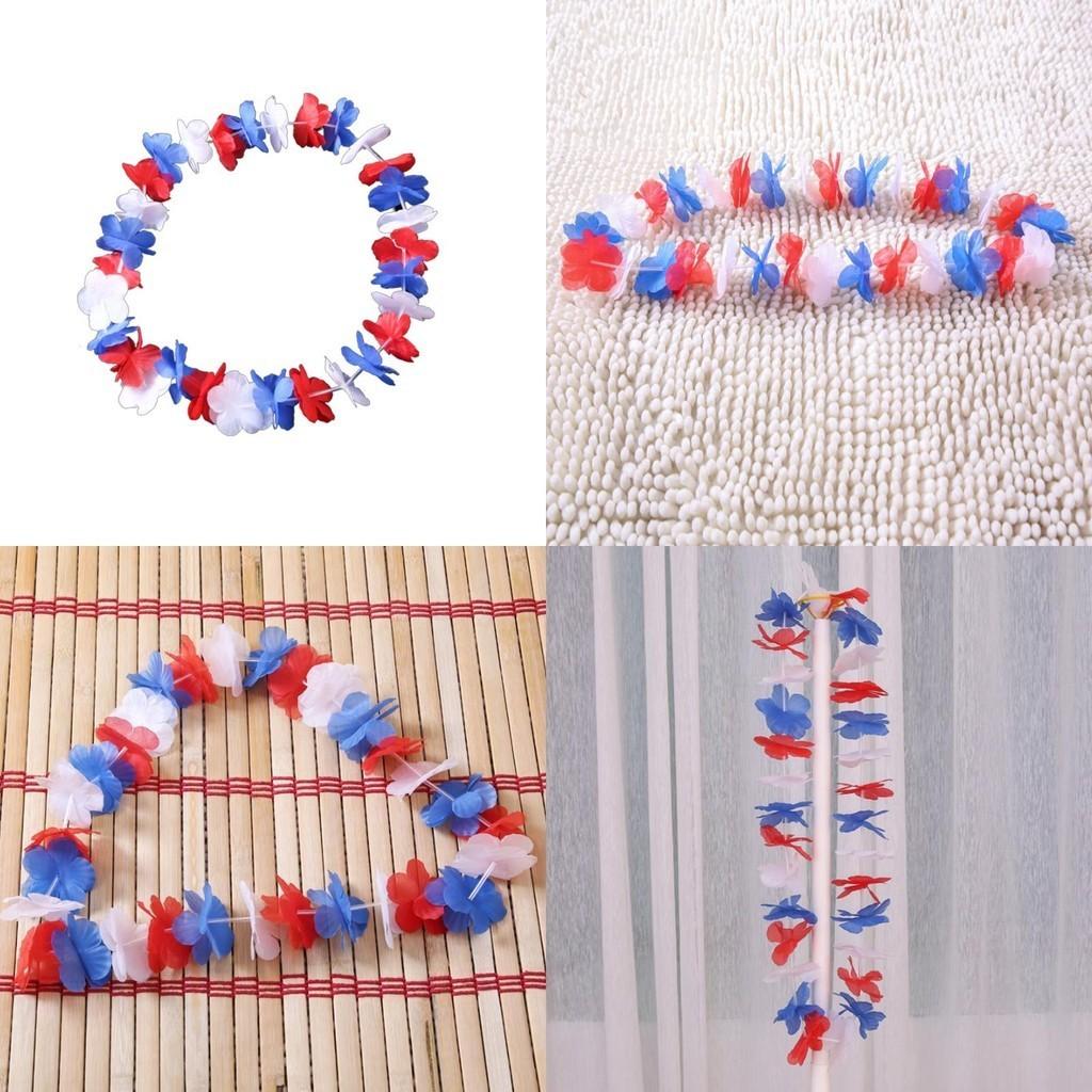 Eleganter Seidenblumenkranz mit britischem Flaggen-Design für Heimdekoration