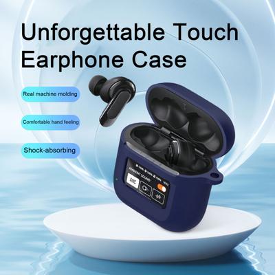 Headset Case Shockproof Full Protection Ant-scratch Silicone Storage Bag with Hook for JBL Tour Pro2