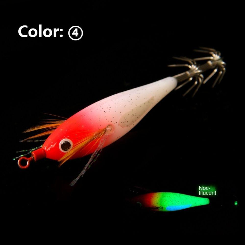 Lead Sinker Wood Shrimp Lures Jigs Hook Octopus Lure 2024 Squid Hook Simulation