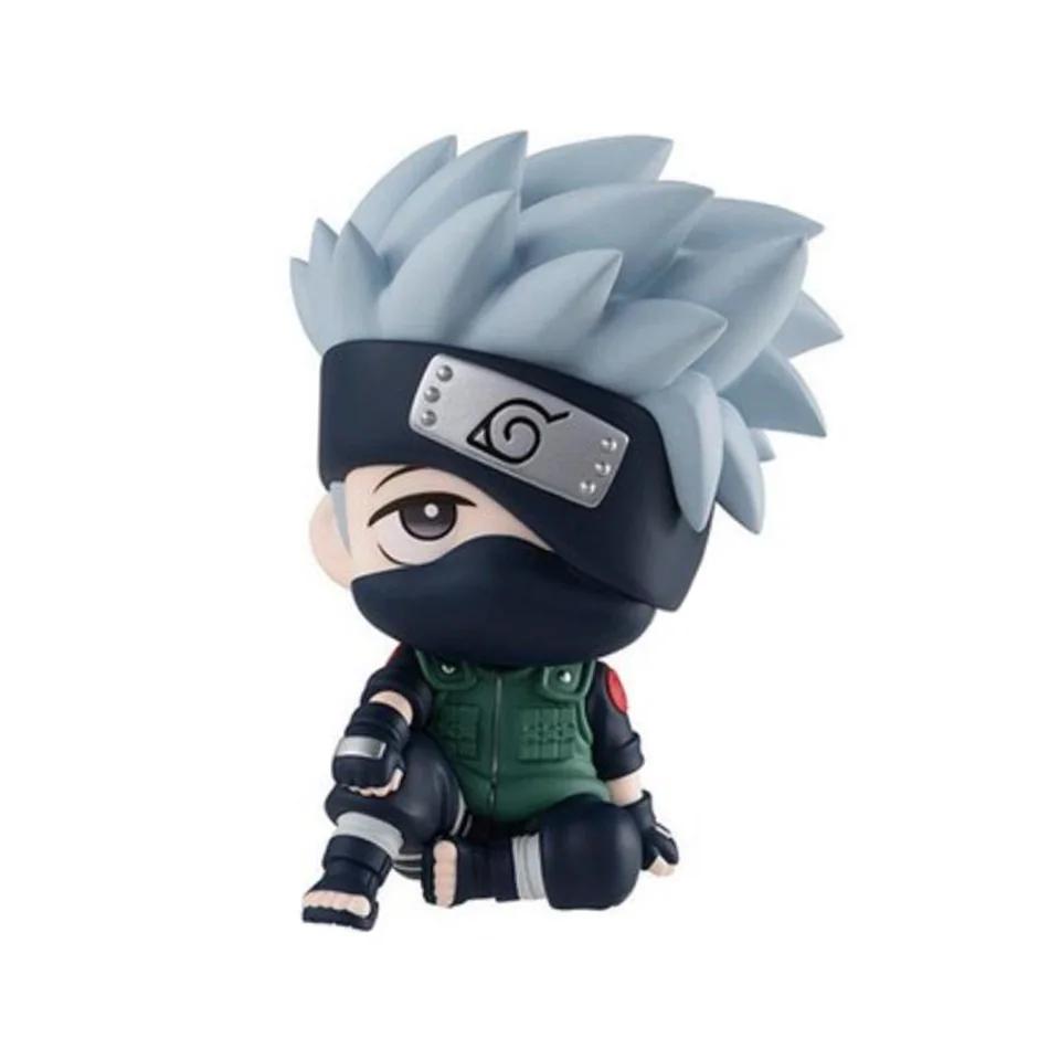 The 9.5cm Figure Uzumaki Naruto Kakashi Uchiha Sasuke Itachi Kawaii Toy Q Figural Car Decoration PVC Model Gift