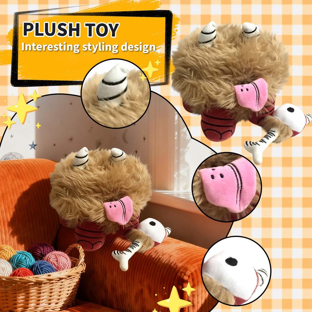 Plush Animal Storage Box Dog Box Game Peripheral Soft Plush Toy Pillow Valentine's Day Plush Animal Brown Plush Toy