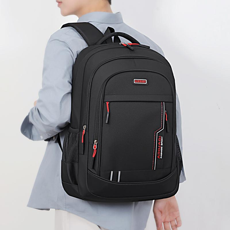 Multi Compartment Laptop Backpack – Large Capacity Unisex Bag for Business Travel College with Adjustable Shoulder Straps