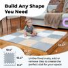 Soft Interlocking Foam Play Mat for Babies, Safe Floor Tiles for Crawling & Development