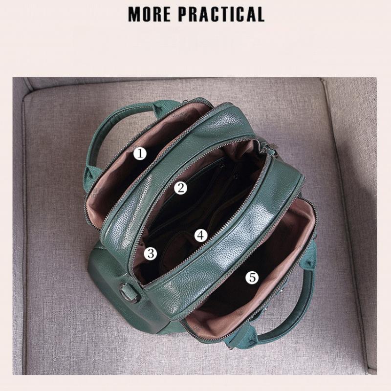 Faux Leather Handbags for Women New Boston Designer Luxury Hand Bag Woman Green Black Shoulder Bags Ladies Trend Fashion