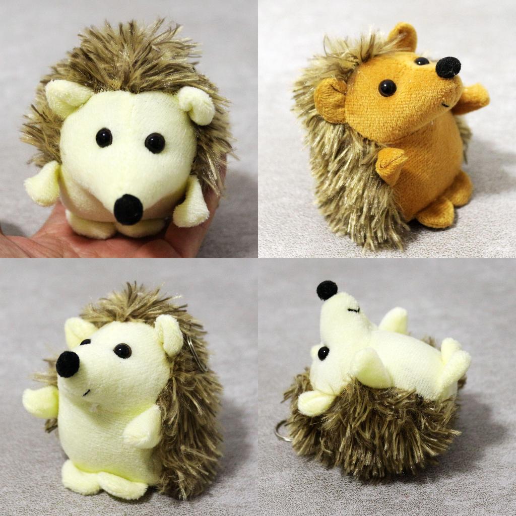 Adorable Plush Hedgehog Toy Soft Cuddly Stuffed Animal Creative Gift 10cm