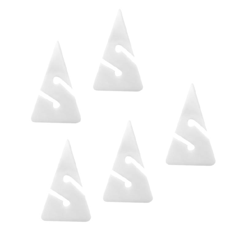 5 шт. Треугольные маркеры-стрелки для линии дайвинга в пещерах, подводная страховочная веревка-маркер для технического дайвинга, снорклинга белый