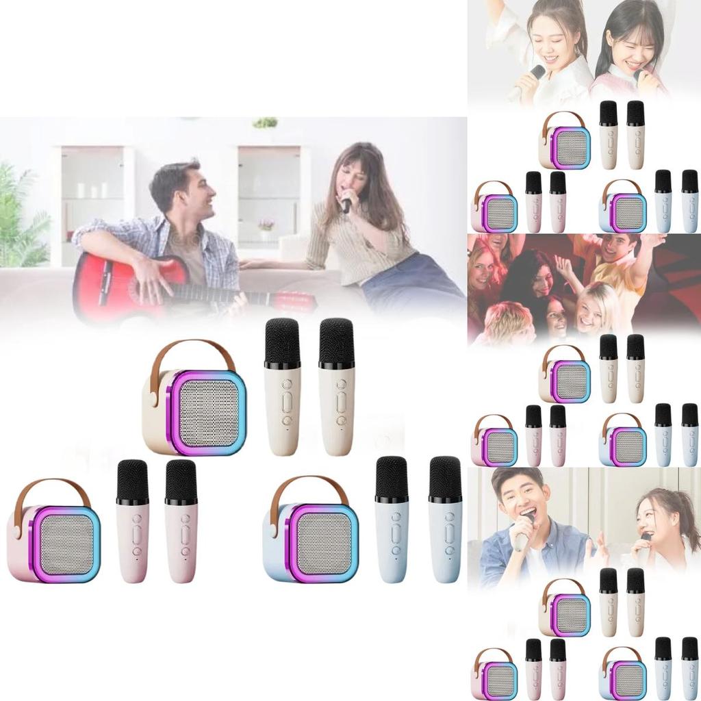 Portable K12 Bluetooth Speaker With Wireless Microphone Ideal For Outdoor Ktv And Home Singing
