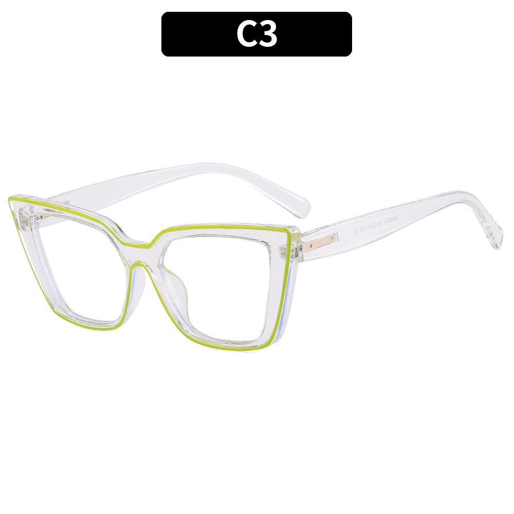 

Новые прозрачные компьютерные очки, оправа для женщин, анти-синий свет, очки «кошачий глаз», блокирующие очки, оптические очки для очков MULTI