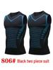 Men's Quick-Dry Sleeveless Three-Piece Fitness Set for Running and Basketball