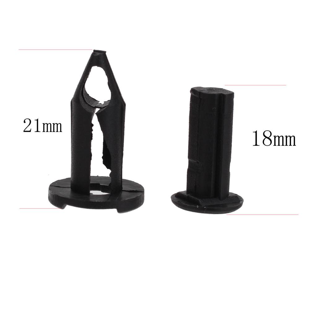 30x 8mm Plastic Black ATV Fender Clips For Suzuki King Quad Vinson Honda Acura