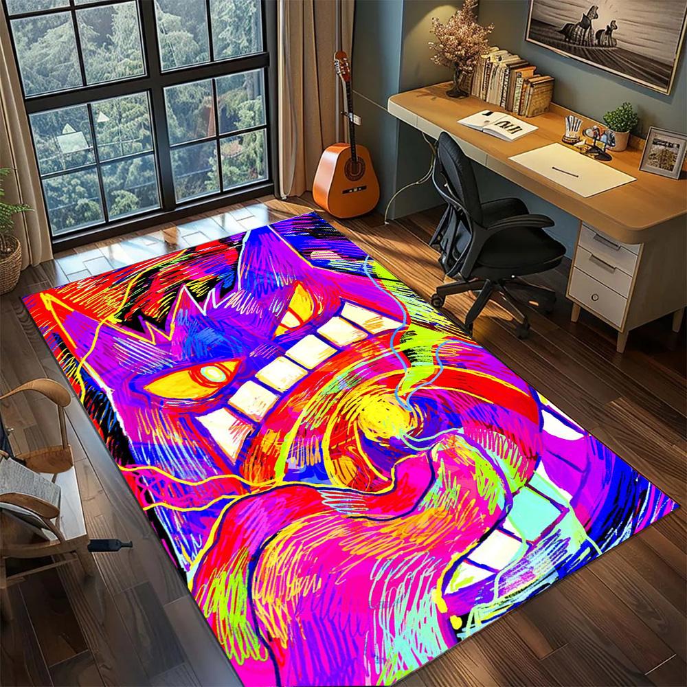 

Ectoplasma Carpet Rug Gamer Room Decor, Non Slip Washable Large Area Floor Mat Bedroom Household.-TING 60x90cm