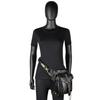 2024 Trendy Women's Black PU Chain Crossbody Shoulder Bag - Small Outdoor Waist Bag