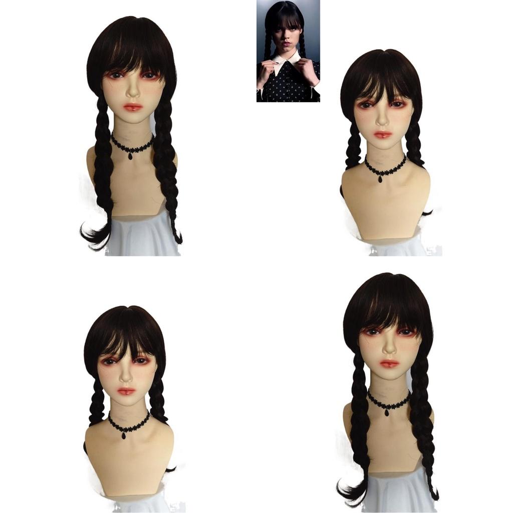 Wednesday Addams The Addams Family Cosplay Wig – High Temperature Fiber