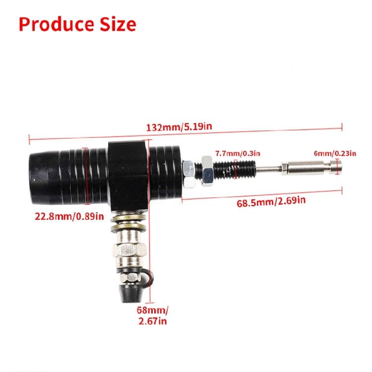 Easy Installation Hydraulic Clutch Cylinder Rod Brake Pump Motorbike Modified Accessory Replacement Aluminum Pump
