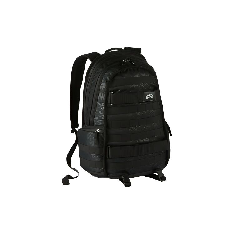 Nike Outdoor Sports Travel Large Capacity Polyester Backpack Unisex Backpack Black BA5404-010 Black