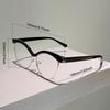 Vintage Cat Eye Glasses Women Stylish Brand Design Decor Eyewear New Trendy Fashion Blue Light Bloxking Optical Frames