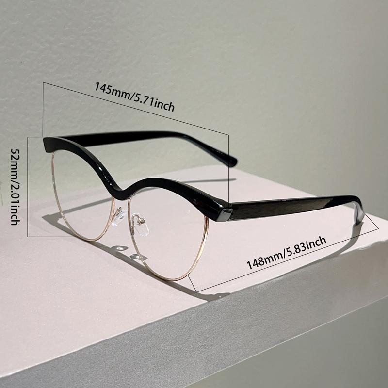 Vintage Cat Eye Glasses Women Stylish Brand Design Decor Eyewear New Trendy Fashion Blue Light Bloxking Optical Frames