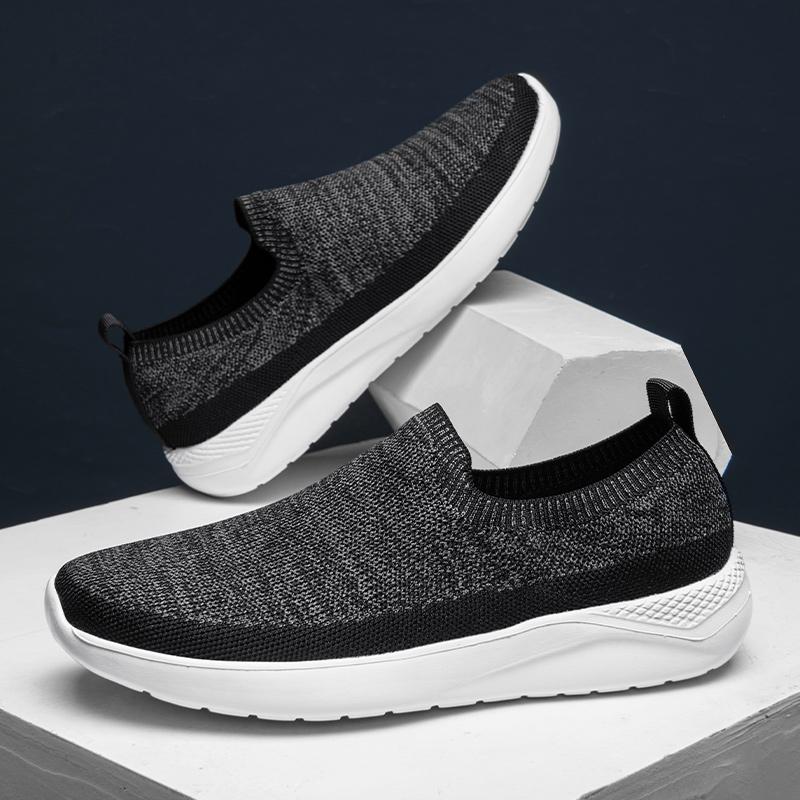 Fashion New Arrival Men Slip-ons Loafers Lightweight Walking Shoes Mesh Breathable Man Casual Sneakers Non-Slip Outdoor Driving Footwear