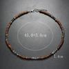 Vintage Bohemian Summer Jewelry Ethnic Jewelry Brown Coconut Shell Wood Beads Natural Stone Necklace Men's Jewelry