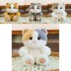 Siamese Cat Plush Toy With Pp Cotton Filling For Gift And Collection