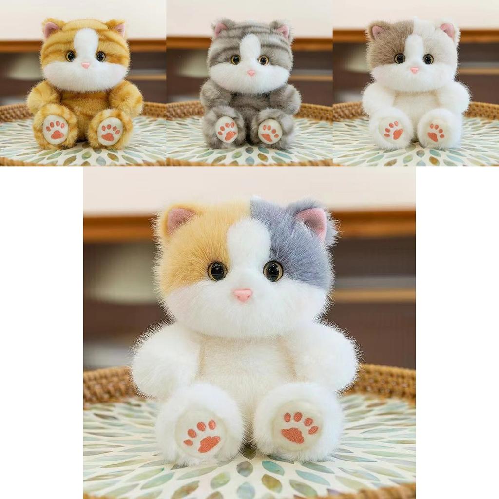 Siamese Cat Plush Toy With Pp Cotton Filling For Gift And Collection