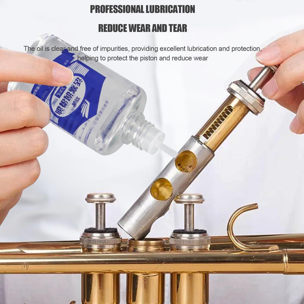Valve Oil For Trumpet 30ml Valve Lubricating Oil Guitar Neck Oil Valve Lubricating Oil Effective Slide Grease For Trumpet Flute