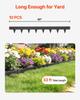 Galvanized Steel Landscape Edging, 10-Pack 1016 X 114 Mm Metal Edging for Landscaping with 11 Mounting Clips, Heavy Duty Metal Garden Edge Border for