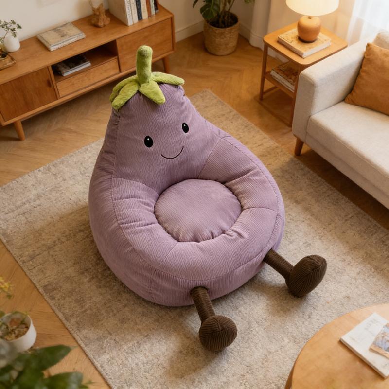 Cartoon Minimalist Modern Solid Color Bedroom Girl Lazy Sofa