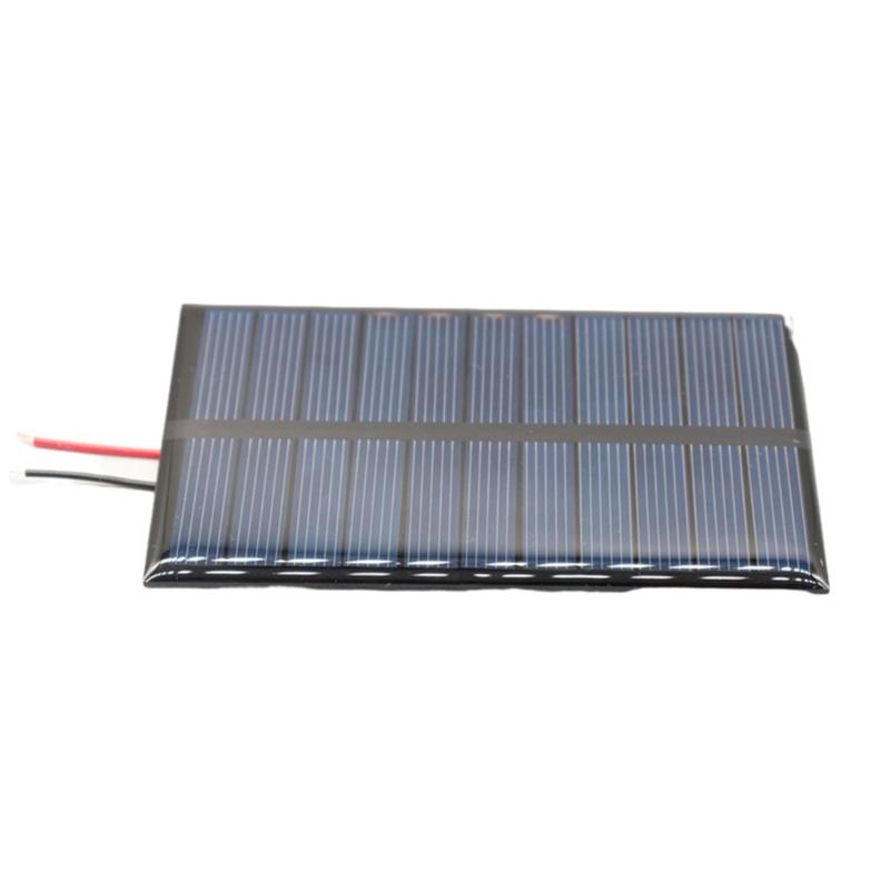 Polycrystalline Solar Plate Cells Charging Panel Solar Cell Plate Portable Solar Plate with Wire for Battery Charging