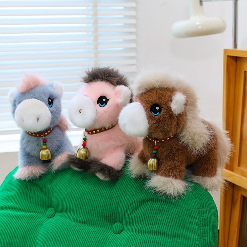 Long Mane Foal Plush Doll Simulation Horse Stuffed Toy Horse Plush Toys  Kids Gift