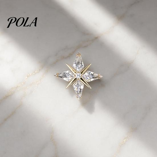 Brooch Pin with Invisible Safety Buckle, Star Shape Lapel Cubic Scratch Resistant Zirconia Rhinestone Accent, for Suits Shirts Wedding Formal
