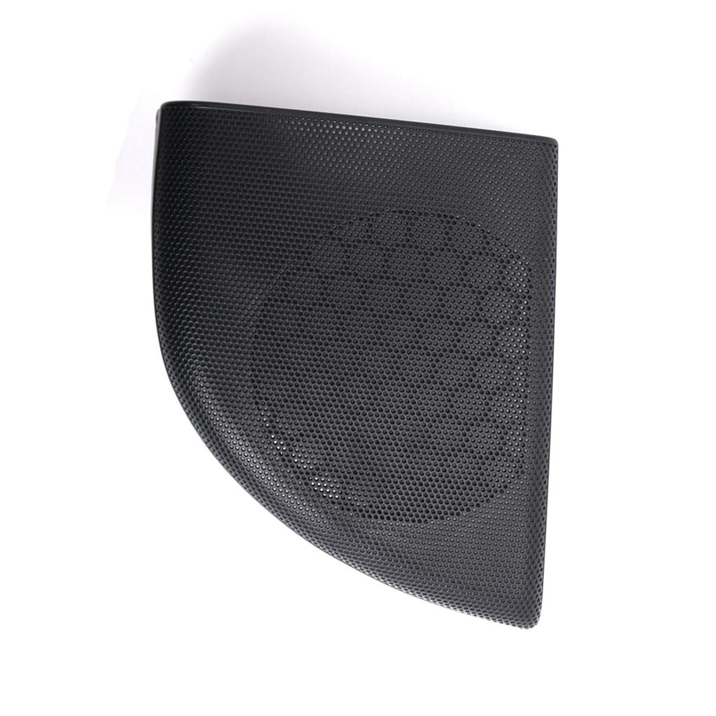 Automotive Door Speaker Cover Black Grille Plastic Replacement Easy Install Accessory for Sound System Enhancement