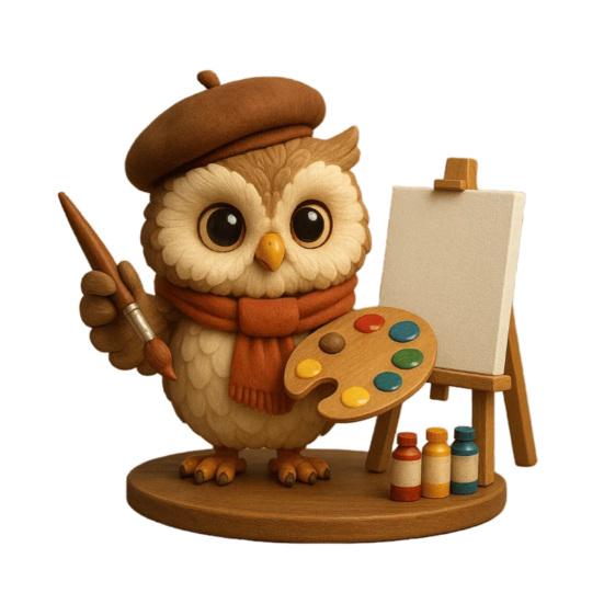 Owl Advent Calendar 2025 24 Days Acrylic Owl Pendants Christmas Countdown Calendar Animal Themed Xmas Tree Hanging Decoration Set